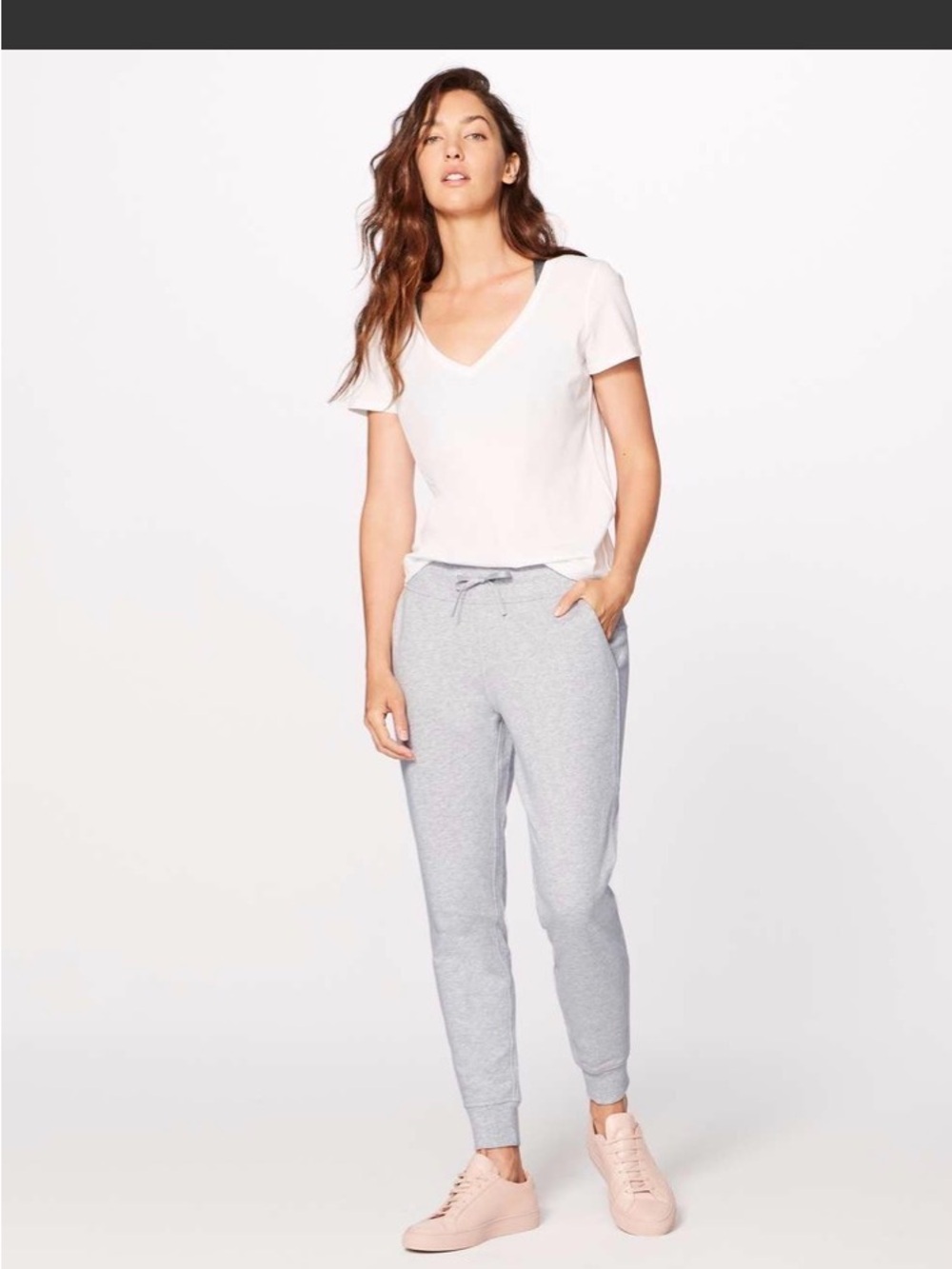 lululemon athletica Light Gray Women's Jogger Pants